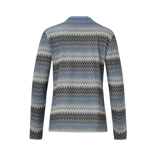 Smashed Lemon Lichtblauw en grijze top met zig-zag print | 8720331388487 large