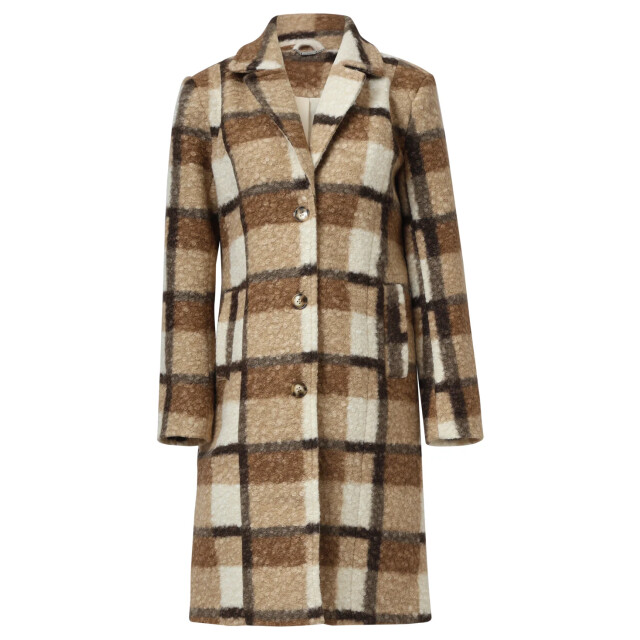 Smashed Lemon Bouclé ruitjesjas | 8720331373254 large