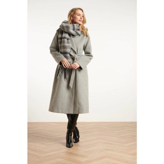 Smashed Lemon 55306 gestreepte dames sjaal | 55306-920-925 large