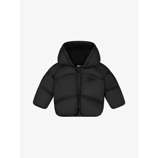 Malelions Jongens baby winterjas signature puffer zwart MB1-AW25-01-900 large