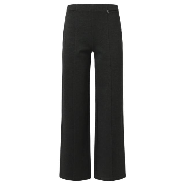 Smashed Lemon Damesstretch broek met wijde pijpen | 25636-975-S large Smashed Lemon Damesstretch broek met wijde pijpen | 25636-975-S large