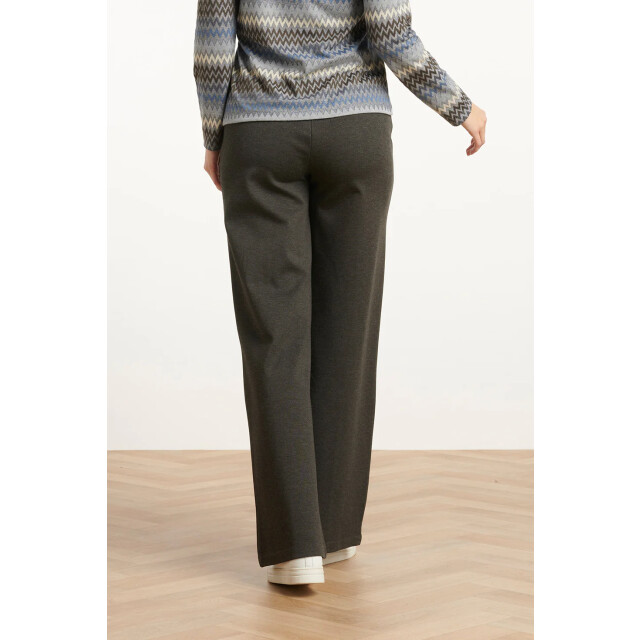 Smashed Lemon Damesstretch broek met wijde pijpen | 25636-975-S large Smashed Lemon Damesstretch broek met wijde pijpen | 25636-975-S large