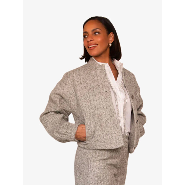 Freebird Dames bomberjas lola LOLA-SILVER-GREY large