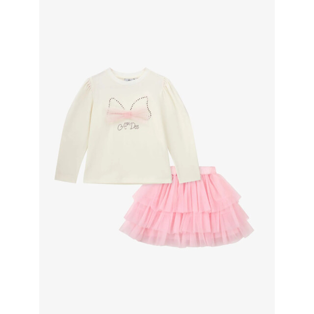 ADee Meisjes set tulle rok mackenzie snow white W252514-1200-SNOW-WHITE large