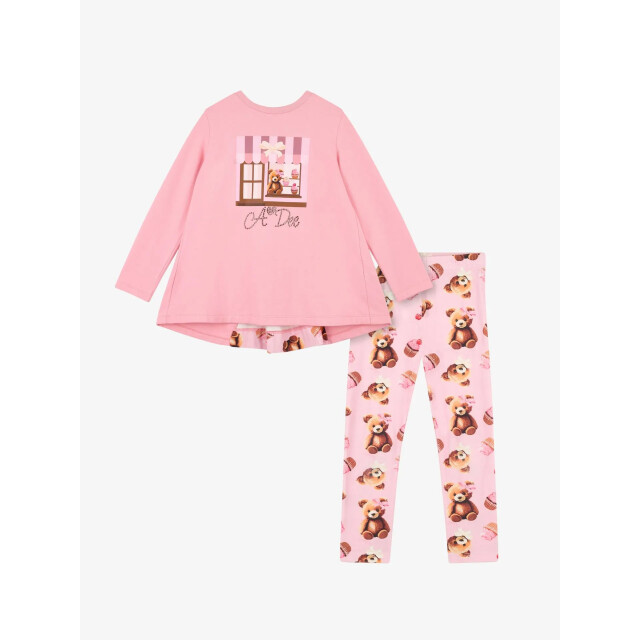 ADee Meisjes set legging missy rose pink W252509-4102-ROSE-PINK large