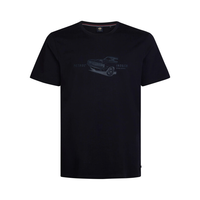 Petrol Industries Heren shirt- m-3050-tsr6050 9999 black Petrol M 3050 TSR6050 9111DeepBlack large
