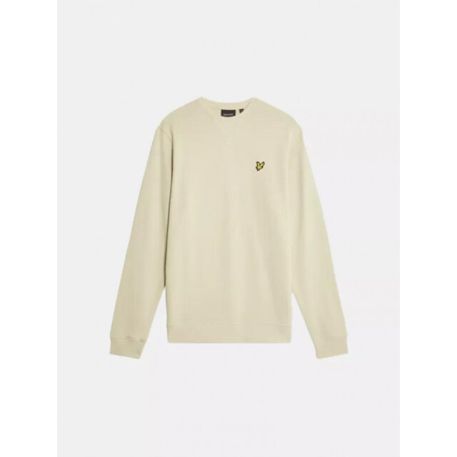 Lyle and Scott Ml424vog crew neck sweat grey taupe heren sweater - Grey Taupe/ML424VOG Crew Neck Sweat large