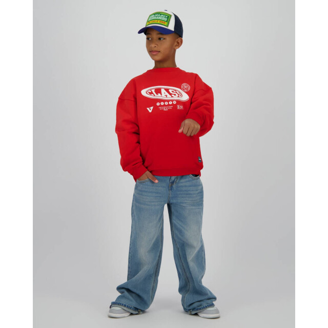 Vingino Vingino Sweat AW25KB340145 Sweaters Rood Vingino Sweat AW25KB340145 large