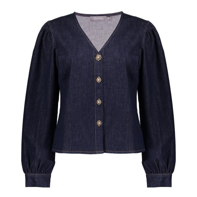 Geisha 53504-10 880 blouse denim dark blue denim 53504-10 880 large