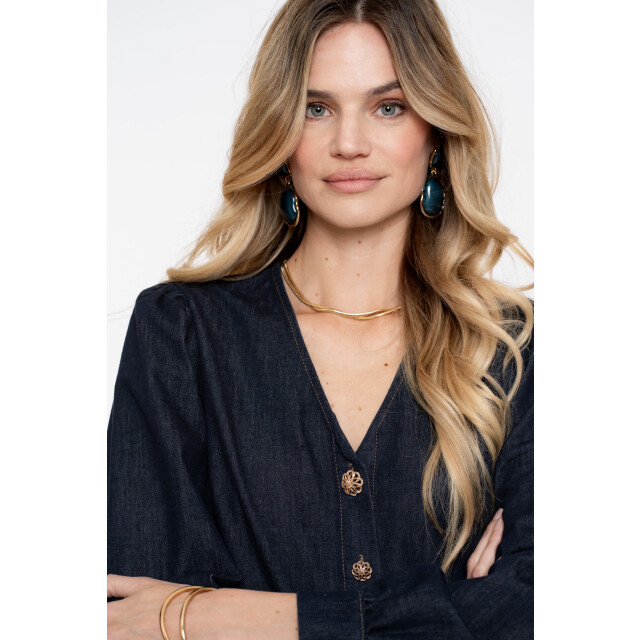 Geisha 53504-10 880 blouse denim dark blue denim 53504-10 880 large