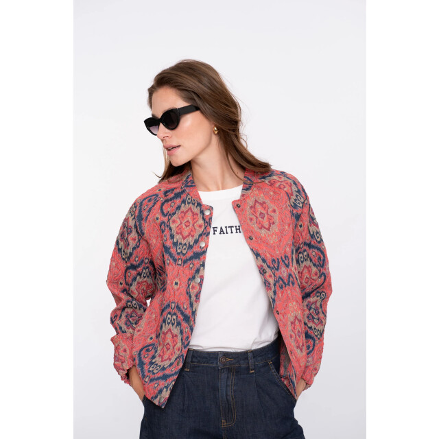 Geisha 52607-41 010 t-shirt embroidered word off-white/silver 52607-41 010 large