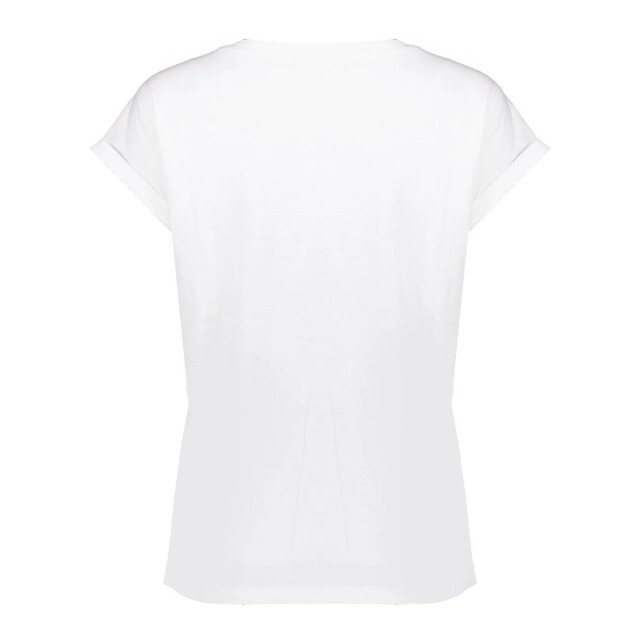 Geisha 52607-41 010 t-shirt embroidered word off-white/silver 52607-41 010 large