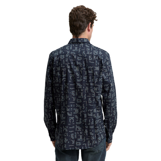 Tom Tailor Slim fit overhemd met stretch 1048260 large