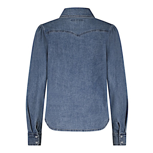 Red Button Blouse srb4604 victoria midstone SRB4604 Victoria - Midstone large