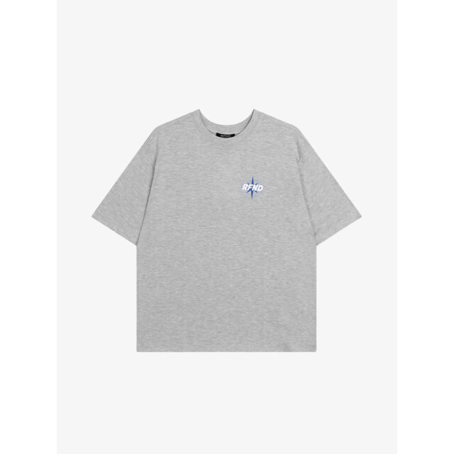 Refined Department Dames t-shirt maggy oversized grey melange R2508713732-960 large