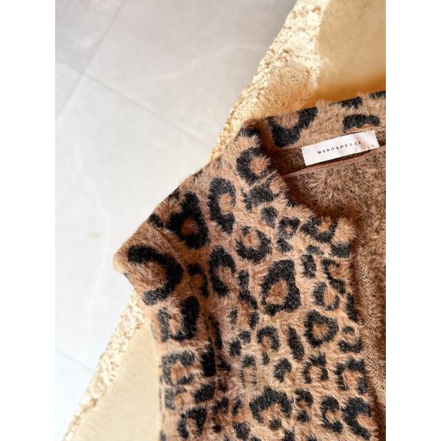 Rino & Pelle Elona.5012511 rino en pelle short waistcoat leopard Elona.5012511 Leopard large