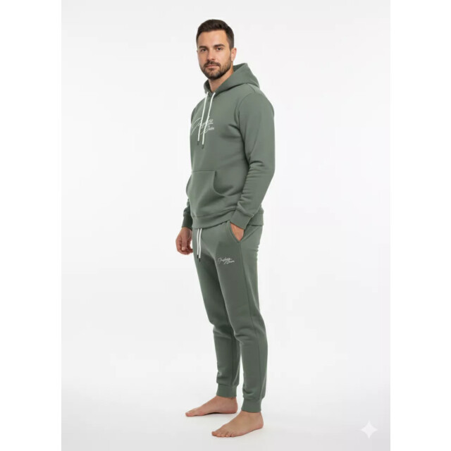 Indigo Denim Denim joggingpak heren donker ID054 large
