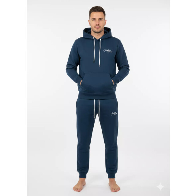 Indigo Denim Denim joggingpak heren navy pagent ID051 large