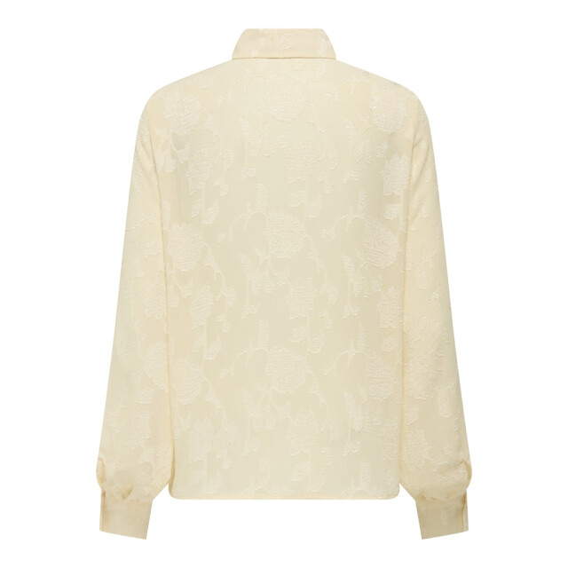 Only Onldoreen ls jaquard shirt wvn cs ecru 4309.03.0021 large