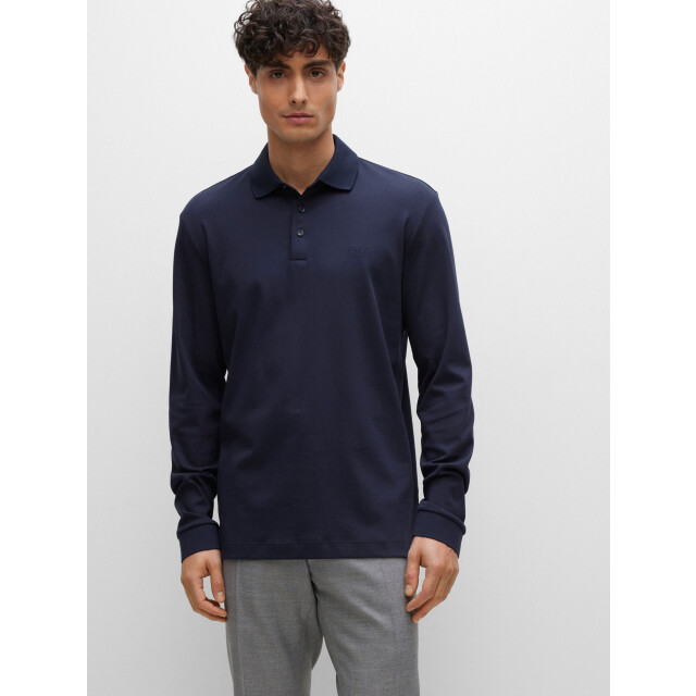 Hugo Boss Pado polo met lange mouwen 076907-001-XXXL large