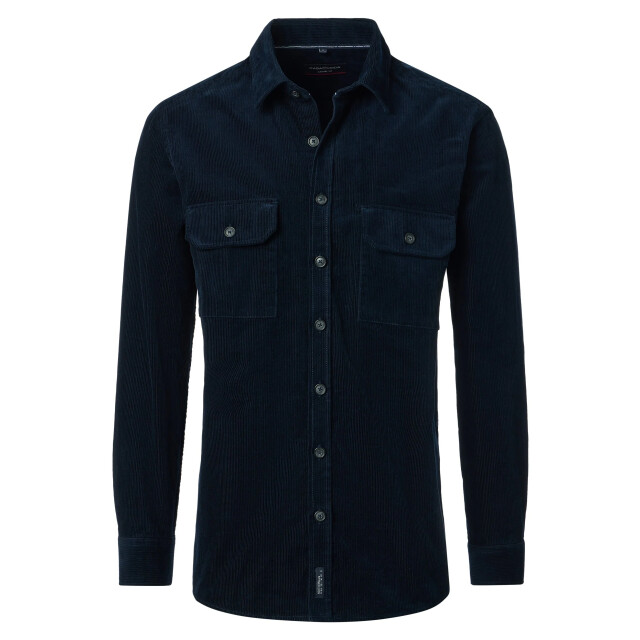 Casamoda Heren overshirt 454482600 100 blue Overhemd 454482600 100Blue large