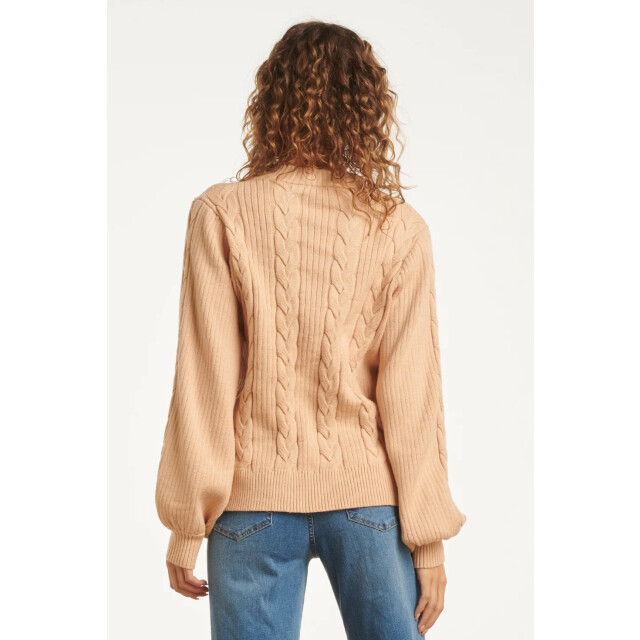 Smashed Lemon Damesgestructureerd gebreide trui | 8720331368656 large