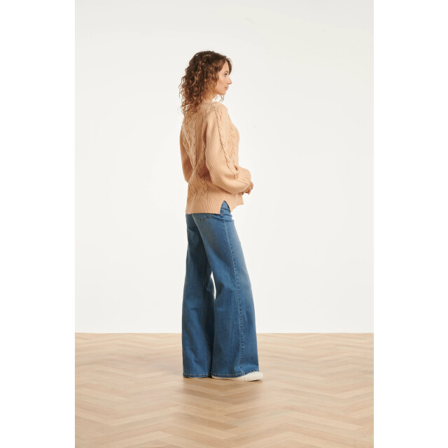 Smashed Lemon Damesgestructureerd gebreide trui | 8720331368656 large