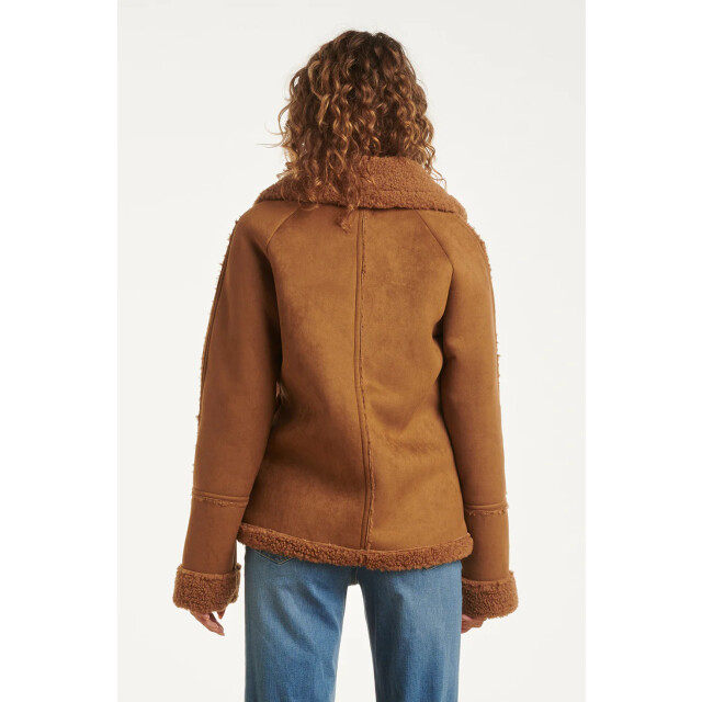 Smashed Lemon Korte lammy jas met reverskraag | 8720331374329 large