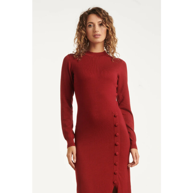 Smashed Lemon Damesgebreide jurk met lurex | 8720331366874 large