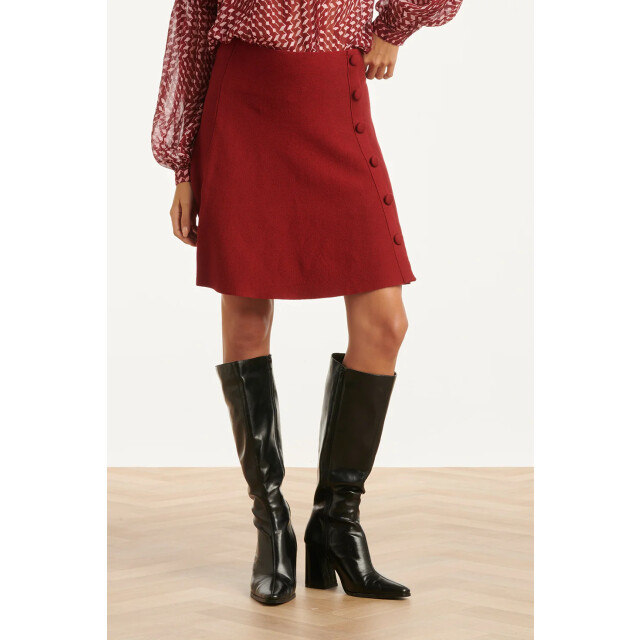 Smashed Lemon Damesgeknoopt gebreide rok | 8720331367857 large