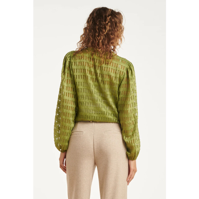 Smashed Lemon Damesblouse met structuur | 8720331390534 large