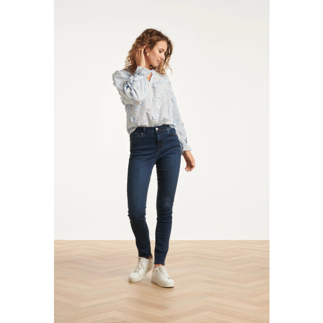 Smashed Lemon Dames3d bloemenprint top met v hals | 8720331416890 large