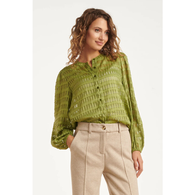 Smashed Lemon Damesblouse met structuur | 8720331390534 large