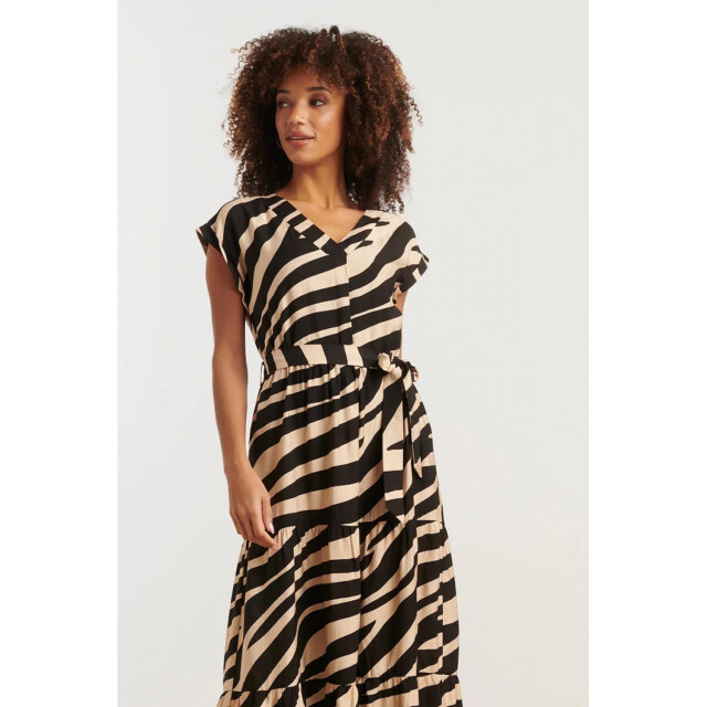 Smashed Lemon 35155 Jurk Black-Sand 35155 large Smashed Lemon 35155 Jurk Black-Sand 35155 large