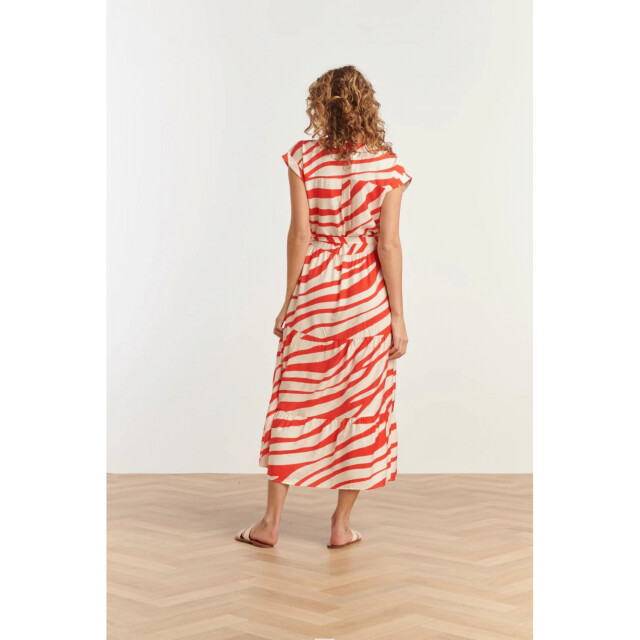Smashed Lemon 35155 Jurk Sand-Red 35155 large Smashed Lemon 35155 Jurk Sand-Red 35155 large