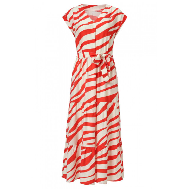 Smashed Lemon 35155 Jurk Sand-Red 35155 large Smashed Lemon 35155 Jurk Sand-Red 35155 large