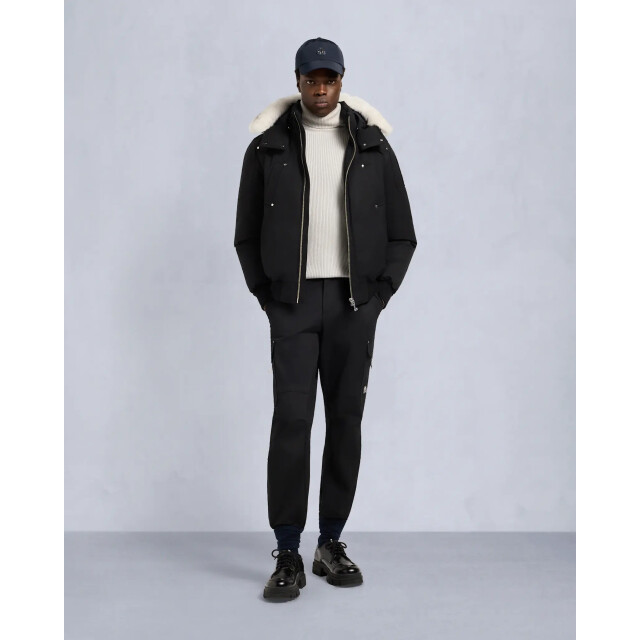 Moose Knuckles Men original ballistic bomber natural shearling 159437147 large