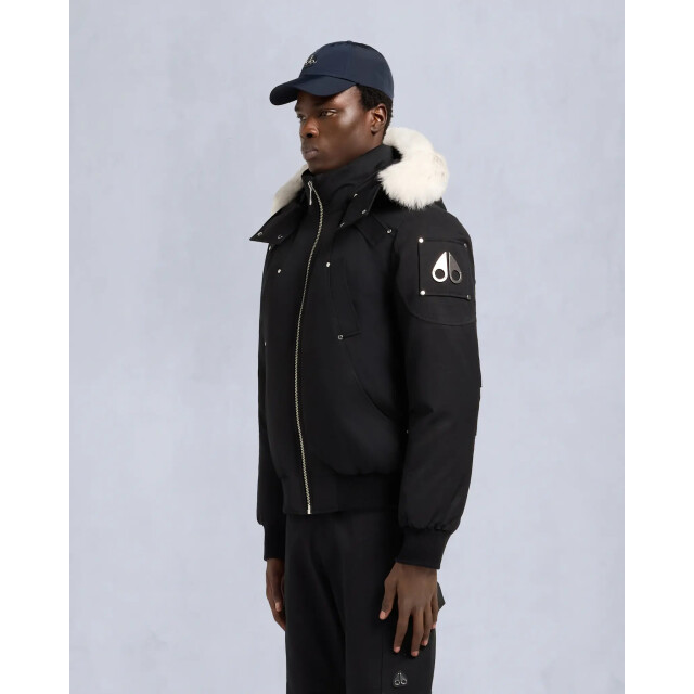 Moose Knuckles Men original ballistic bomber natural shearling 159437147 large