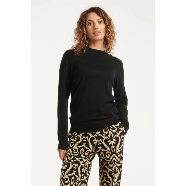 Smashed Lemon Damesgebreide top met lurex | 8720331367772 large