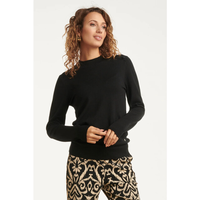 Smashed Lemon Damesgebreide top met lurex | 8720331367772 large