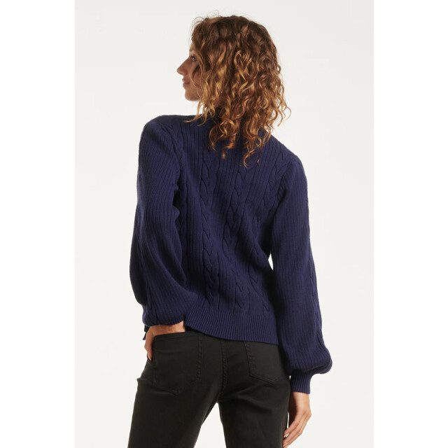 Smashed Lemon Damesgestructureerd gebreide trui | 8720331368571 large