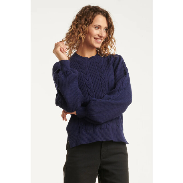 Smashed Lemon Damesgestructureerd gebreide trui | 8720331368571 large