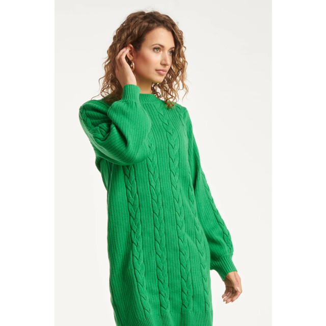 Smashed Lemon Damesgestructureerd gebreide jurk | 25507-530-XL large Smashed Lemon Damesgestructureerd gebreide jurk | 25507-530-XL large