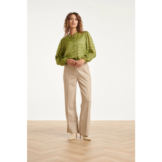 Smashed Lemon Dameslange broek met losvallende fit | 8720331380405 large