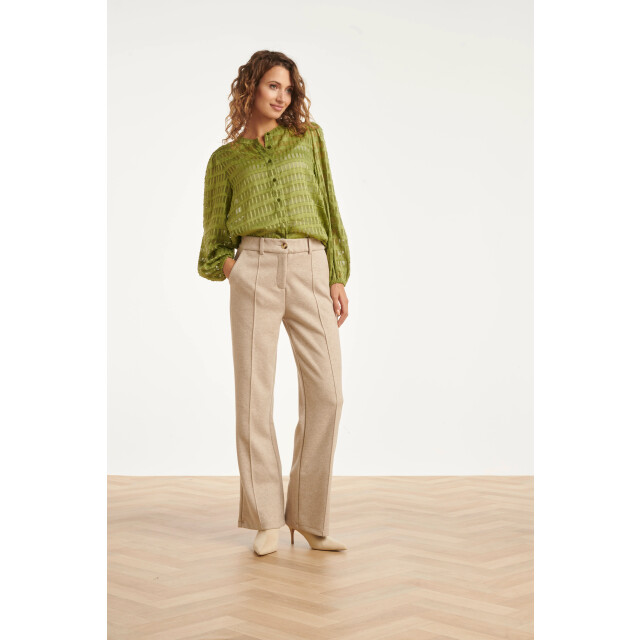 Smashed Lemon Dameslange broek met losvallende fit | 8720331380405 large