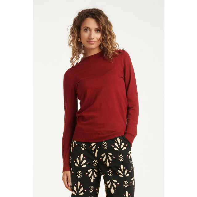 Smashed Lemon Damesgebreide top met lurex | 8720331367536 large