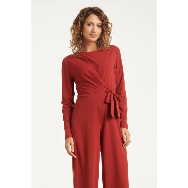 Smashed Lemon Jumpsuit met ronde hals in travelkwaliteit | 8720331387930 large