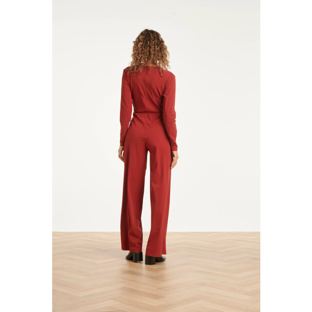 Smashed Lemon Jumpsuit met ronde hals in travelkwaliteit | 8720331387930 large