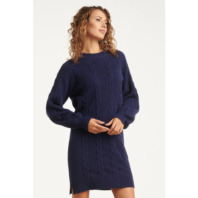 Smashed Lemon Damesgestructureerd gebreide jurk | 25507-675-4XL large Smashed Lemon Damesgestructureerd gebreide jurk | 25507-675-4XL large