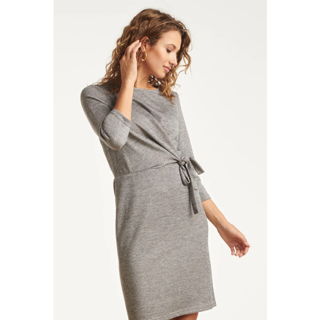 Smashed Lemon Damesstijlvolle jurk met lurex | 25638-925-XL large Smashed Lemon Damesstijlvolle jurk met lurex | 25638-925-XL large